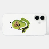 Funny Guac und Roll Avocado iPhone Case (Rückseite (Horizontal))