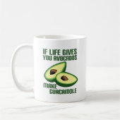 Funny Guacamole Avocado Joke Kaffeetasse (Links)