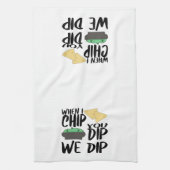 Funny Guacamole When I Dip Geschirrtuch (Vertikal)