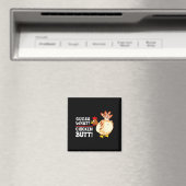 Funny Guess What_ Chicken Butt! Graphic Design  Magnet (In Situ (Geschirrspüler))