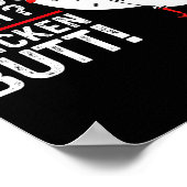 Funny Guess What_ Chicken Butt! Graphic Design  Poster (Ecke)