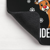 Funny Guess What Reindeer Butt Christmas Reindeer Mousepad (Ecke)