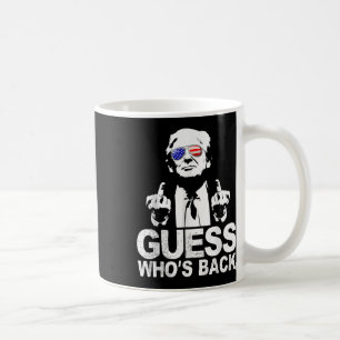 Funny Guess Who Back Präsident Donald Trump Kaffeetasse