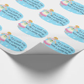 Funny Guilt Trip Snarky Sprichwort Geschenkpapier (Ecke)