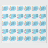 Funny Guilt Trip Snarky Sprichwort Geschenkpapier (Flach)