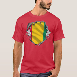 Funny Guinea Flaggenland Afrika  T-Shirt