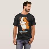 Funny Guinea G Skater Skateboard Ballerina Zoo Boy T-Shirt (Vorne ganz)
