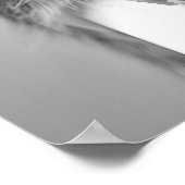 Funny Guinea Pig Bathroom Print, Toilet Paper Hat Poster (Ecke)