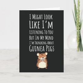 Funny Guinea Pig Cards Pets Lover Animal Humor Karte