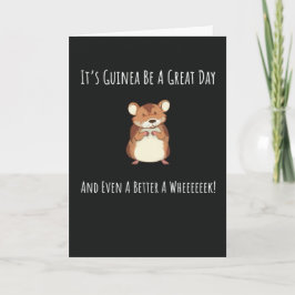 Funny Guinea Pig Cards Wheek Piggies Pets Cavy Pun Karte