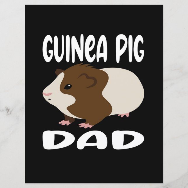 Funny Guinea Pig Dad Cute Pet Cool Pet Lover (Vorderseite)
