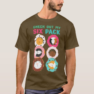 Funny Guinea Pig Donut Six Pack T-Shirt