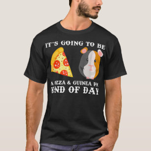 Funny Guinea Pig Eigentümer und Pizza Lover T-Shirt