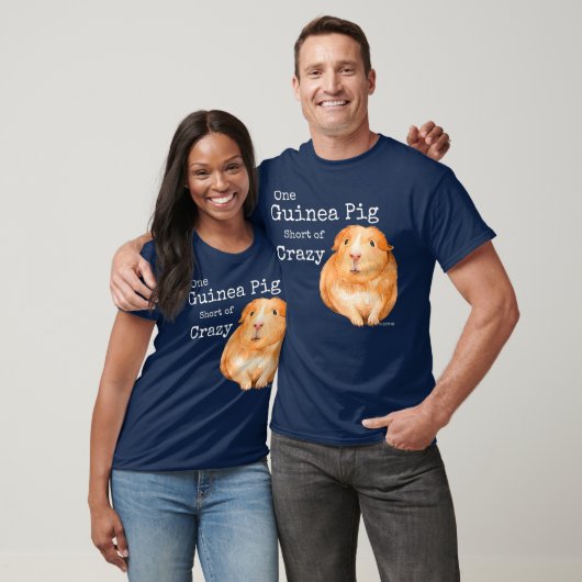 Funny Guinea Pig Eine Guinea Schwein Kurz Crazy T-Shirt (Unisex)