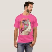 Funny Guinea Pig Gerbil Kopfhörer T-Shirt (Vorne ganz)