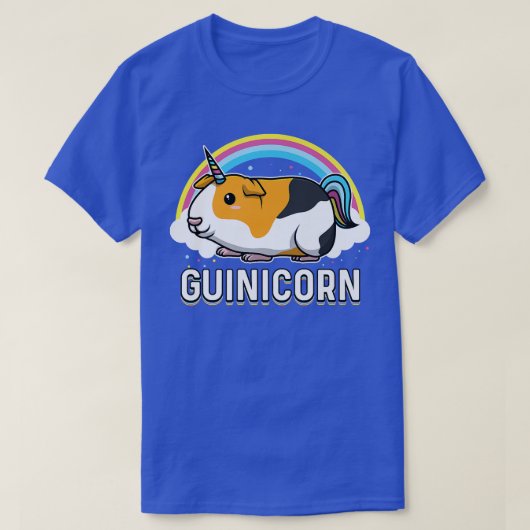 Funny Guinea Pig Gunicorn Regenbogen Frauen Mädche T-Shirt (Design vorne)