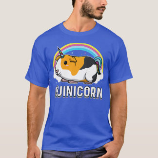 Funny Guinea Pig Gunicorn Regenbogen Frauen Mädche T-Shirt