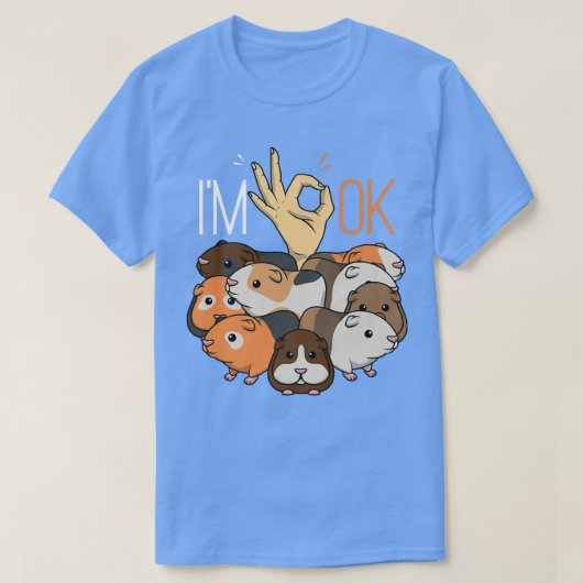 Funny Guinea Pig Herde Frauen Kinder Männer T-Shirt (Design vorne)