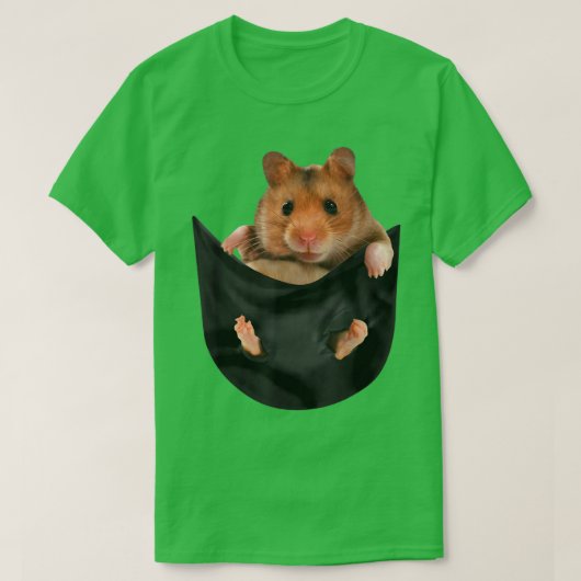 Funny Guinea Pig in Pocket T für Damen Männer T-Shirt (Design vorne)