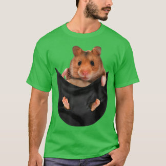 Funny Guinea Pig in Pocket T für Damen Männer T-Shirt