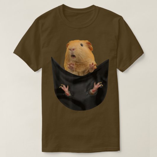 Funny Guinea Pig In Your Pocket Shirt 1527 (Design vorne)