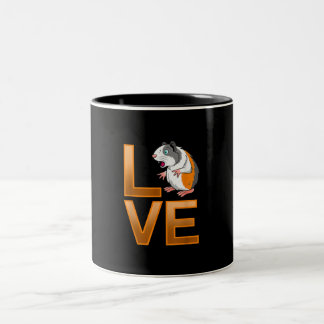Funny Guinea Pig Lover Geschenk Frauen Männer Zweifarbige Tasse