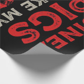 Funny Guinea Pig Make My Wheek Geschenkpapier (Ecke)