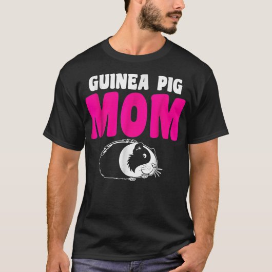 Funny Guinea Pig Mama Niedliches Geschenk T-Shirt (Vorderseite)