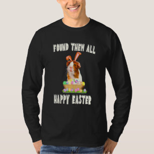 Funny Guinea Pig mit Niedlichem Bunny Ost Osterhas T-Shirt