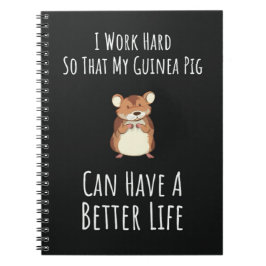 Funny Guinea Pig Owner Gifts Pet Lover Humor Notizblock