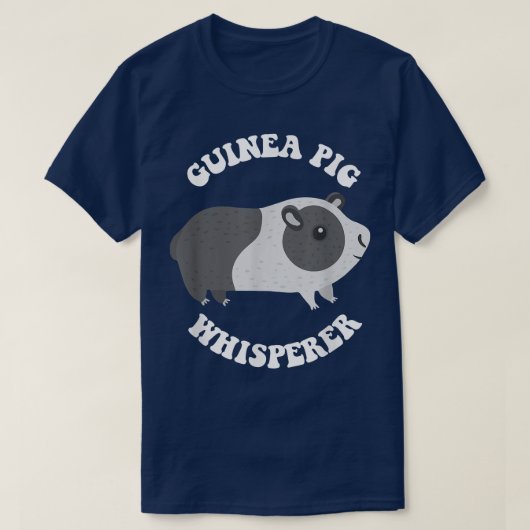 Funny Guinea Pig Shirt - GUINEA PIG WHISPERER (Design vorne)