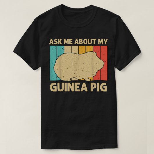 Funny Guinea Pig Weibchen Kartoffelpüree Lover Fl T-Shirt (Design vorne)