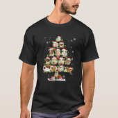Funny Guinea Pig Weihnachtsbaum Dekoration Swe T-Shirt (Vorderseite)