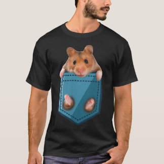Funny Guinea Schweinchen in Ihrem Pocket 1524 T-Shirt