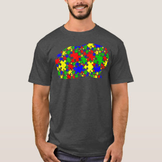 Funny Guinea Schweine Puzzle Tiere Lover Autism Aw T-Shirt