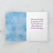 Funny Guinea Schweinefleisch Foto- Essen Sie keine Karte (Innenseite)