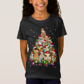 Funny Guinea Weihnachtsbaum Dekoration T-Shirt (Vorderseite)