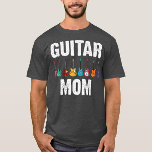 Funny Guitar Art Mama Mutter Gitarre Spielermusik T-Shirt