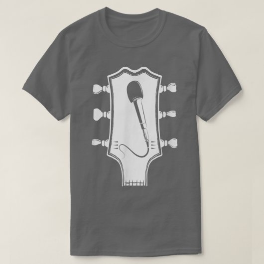 Funny Guitar Beatbo Acoustic oder Classic Guitar B T-Shirt (Design vorne)