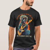 Funny Guitar Duet Kostüm für Hunde und Mädchen T-Shirt (Vorderseite)