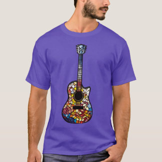 Funny Guitar Gift Retro Vintage Musikgitarre 4 T-Shirt