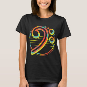 Funny Guitar Lovers  Guitar Music Lover Bass Cleff T-Shirt