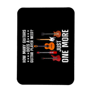 Funny Guitar Player Art for Men Guitarist Gu Magnet