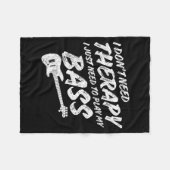 Funny Guitar Player I Just Need To Play My B Guita Fleecedecke (Vorderseite (Horizontal))