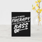 Funny Guitar Player I Just Need To Play My B Guita Karte (Gelbe Blume)