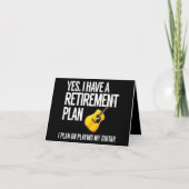 Funny Guitar Player Rentirement Geschenk Dankeskarte (Vorderseite)