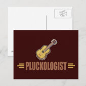 Funny Guitar Postkarte (Vorne/Hinten)