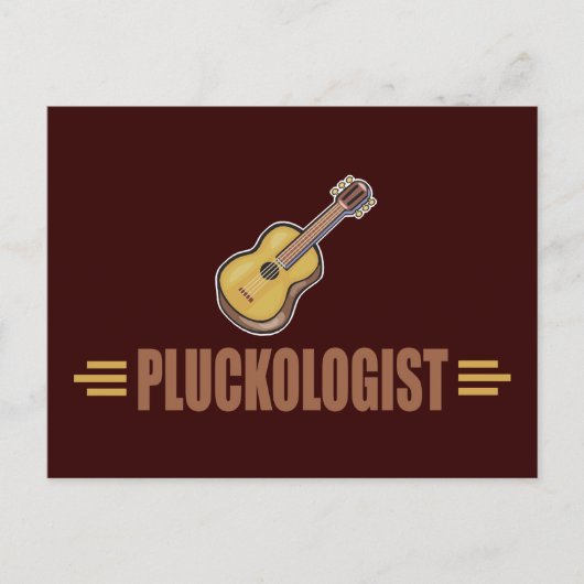Funny Guitar Postkarte (Vorderseite)