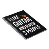 Funny Guitarist Gifts Player Music Lover Guitar Notizblock (Rechte Seite)