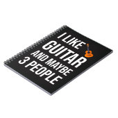 Funny Guitarist Gifts Player Music Lover Guitar Notizblock (Linke Seite)